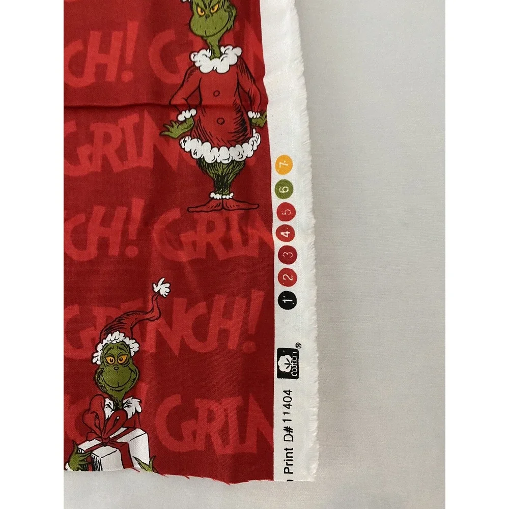 Fabric Dr. Seuss How The Grinch Stole Christmas 44